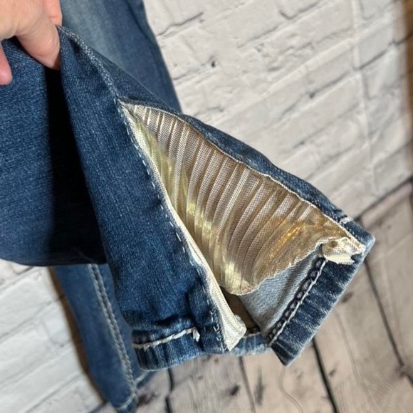 Vintage Miss Chic brand customized jeans size 9 with custom flare - Picture 5 of 8